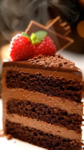 Chocolate cake slice | Recipe Bee.