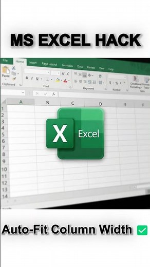 How to AutoFit Column Width in Excel | Beginner vs PRO #shorts