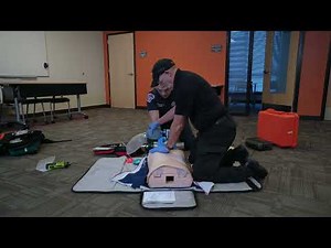 2 person CPR with AED