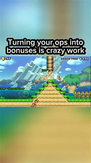Turning Ops to Bonus ⭐🐢😂😭 #mario #nintendo #mariomaker