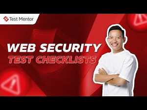 Web Security Test Checklists | Test Mentor