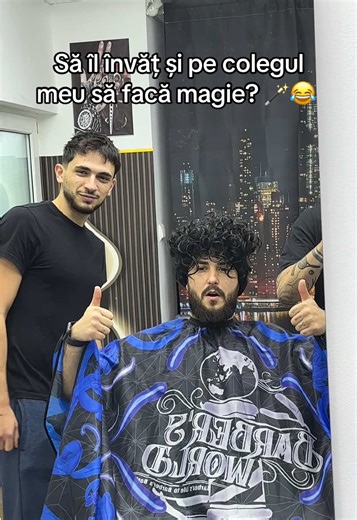 Oare să îl învăț si pe @Gieo cum se face magia la @alibarstudio ? 😂😂😂