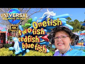 One Fish Two Fish Red Fish Blue Fish Ride - Universal Studios Orlando Rides
