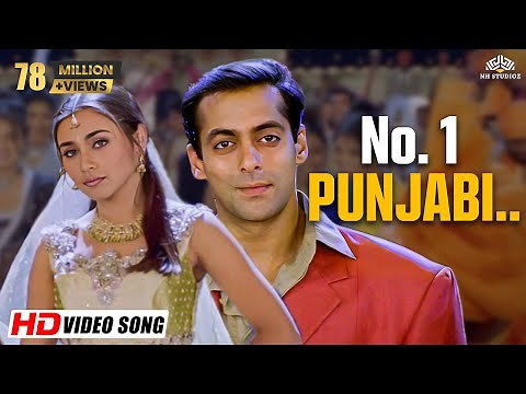 No. 1 Punjabi | Chori Chori Chupke Chupke (2001) | Salman Khan | Rani Mukherjee | NH Hindi Songs