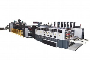 [Hot Item] Automatic 4 Colors Printer Slotter Die Cutter Folder Gluer PP Strapping Machine