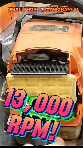 STIHL Chainsaw Tach Test 🔧🪚 | 13,000 RPM Shop ASMR ⚙️🔥