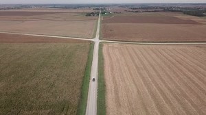 Aerial View Truck Driving Towards Intersection : vidéo de stock (100 % libre de droit) 1043394646 | Shutterstock