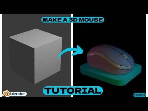 Blender Tutorial 🎬 | Make a 3D Mouse 🖱️ from Scratch