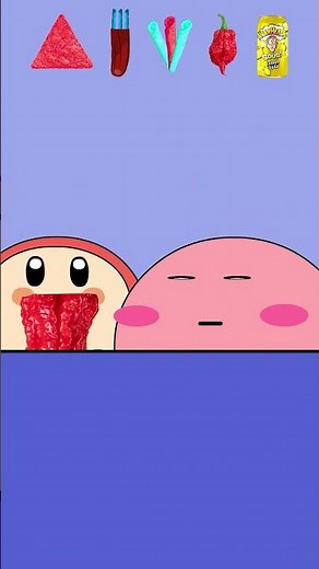 Kirby Animation - Extreme Giant Spice Food ASMR!? with Waddle Dee 🥵