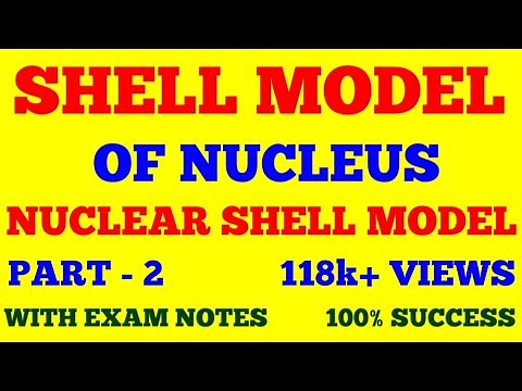 SHELL MODEL OF NUCLEUS || NUCLEAR SHELL MODEL || PART - 2 || NUCLEAR PHYSICS || WITH EXAM NOTES ||