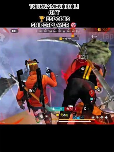 SNIPER KING FREEFIRE TOURNAMENT HIGHLIGHT PURE SKILL 🧠 #viral