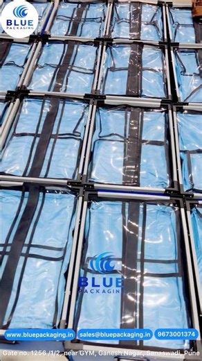 PP Tray with ESD dunnage #BluePackaging #PPTray #shorts