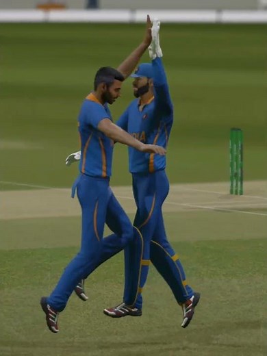 INSANE CATCH! 😱 IND vs PAK Catch Wicket 🔥 | Cricket 24 Gameplay #Shorts