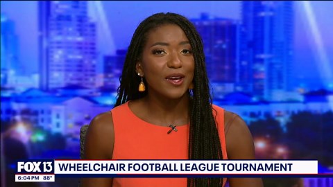 Wheelchair football league tournament