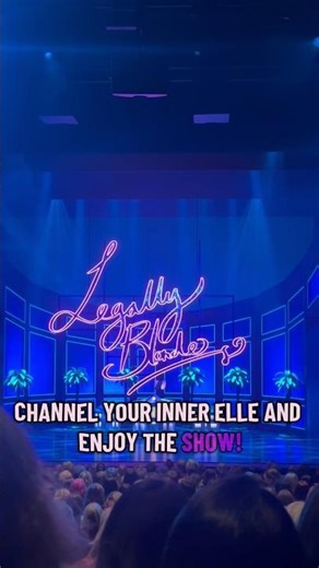 Legally Blonde UK Tour Pre Show Announcement Greek Chorus Hannah Lowther