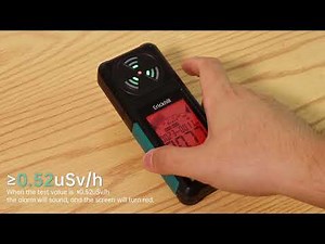 ERICKHILL EGF02 Portable Handheld Beta Gamma X-ray Radiation Monitor Meter with LCD Display