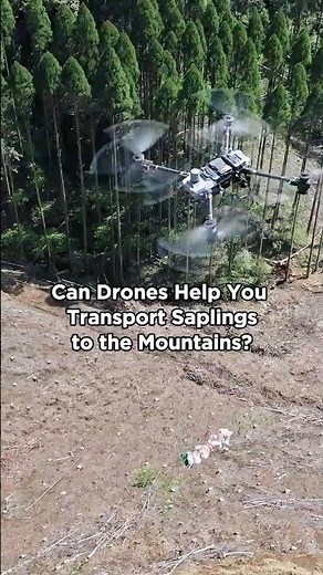 Planting the Future: How DJI Drones Are Enhancing Tree Planting Efficiency in Japan🌲 📹‪@DJIDelivery‬