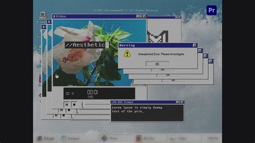 Retro Intro // Windows 95 Style
