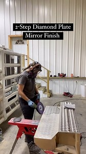 #metalpolishing #metalpolisher #truckinglife #detailingaddicts #metalpolish #wheelpolishing #bigrig how do you polish aluminum Diamond plate to a mirror finish? Madison shows us her two-step method for buffing checker plate aluminum to a mirror finish by starting off with our queue 36 cut & color metal polishing compound on a semi rigid purple buffing wheel. she will then spray down the aluminum workpiece with our Q 16 ultrafine metal polishing spray and then use our competition purple metal pol