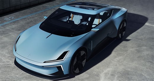 the polestar o2 is a sustainable electric concept car with an integrated drone