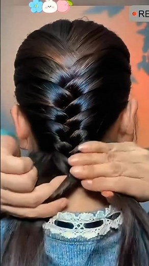 Classic French Braid 🔥 Easy Hair Tutorial | Viral Braided Hairstyle 2026 #hairstyle #viral #hairtu.