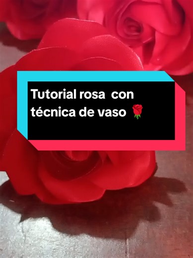 Tutorial Rosa con Técnica de Vaso: Aprende Fácilmente