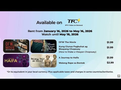 Watch OFW: THE MOVIE and more on TFC IPTV PPV!
