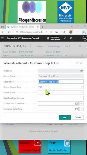 Streamlining Your Report Execution with Report Inbox in #msdyn365bc
