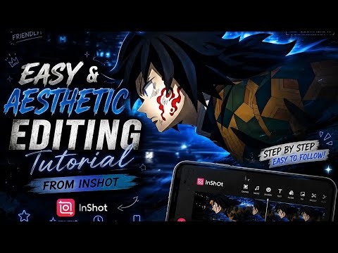 🎬✨ InShot Editing Tutorial by Darkie-sama 💙 Easy • Aesthetic • Beginner Friendly 🌙