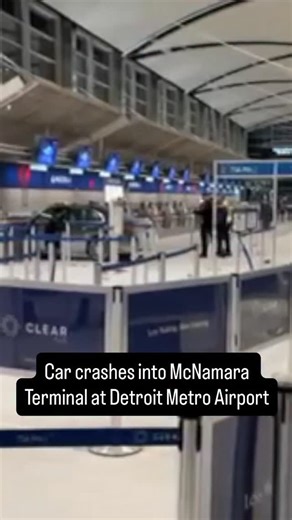 A person was taken into custody after a car crashed through Detroit Metro Airport Friday evening. Video shows the vehicle inside the McNamara Terminal after it hit a ticket counter. More details on WXYZ.com | WXYZ-TV Channel 7