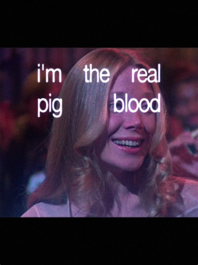 they're all gonna laugh at me #carriewhite #carrie #stephenking #relatable? #fyppp