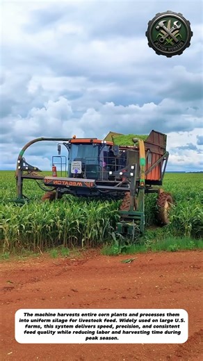Massive Corn Silage Harvesting Machine | High-Efficiency Forage Harvester‎