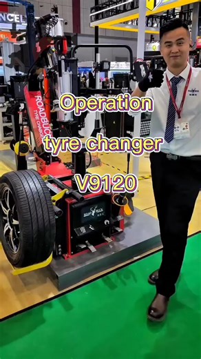 Operación del cambiador de neumáticos V9120