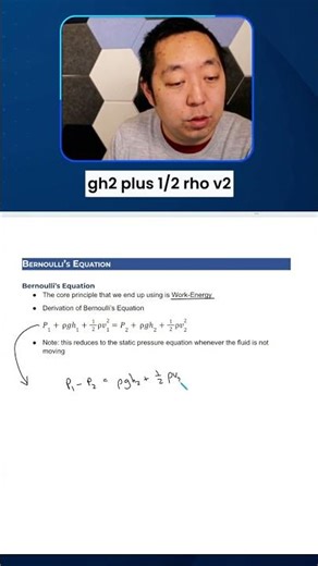 Bernoulli’s Equation Explained in 60 Seconds 🤯 | Fluid Flow Made Easy