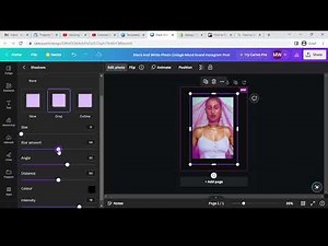 How to Add a Drop Shadow in Canva