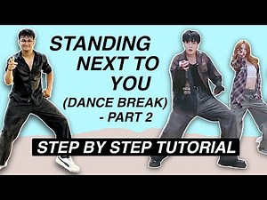 'Standing Next to You' (Dance Break) Le Sserafim *STEP BY STEP TUTORIAL* (Beginner Friendly)