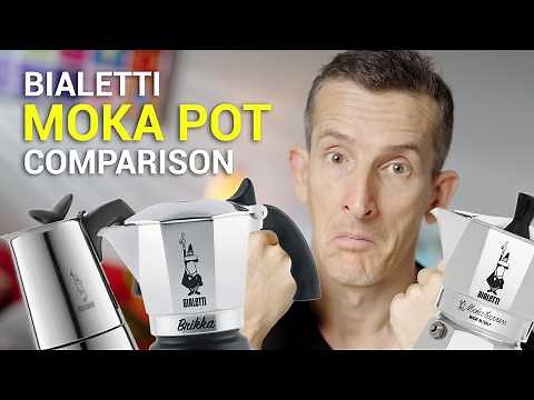 Bialetti Stovetop Espresso Moka Pot Comparison