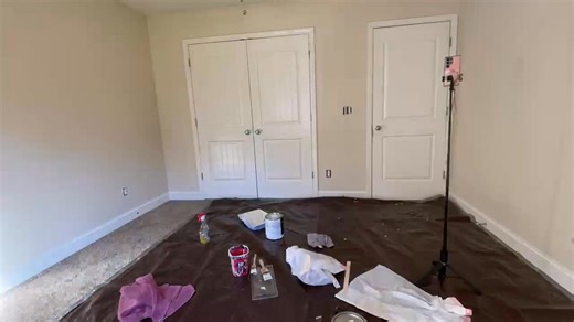 I had my lil helper come over to knock this project out 😁 We got it done!! However..... I'm not sold on how the color turned out 🤣 I mean it's "ok..." but.... So I'm going to redo it again lol.... back to the vision board friends!! | Melanie Parkkonen