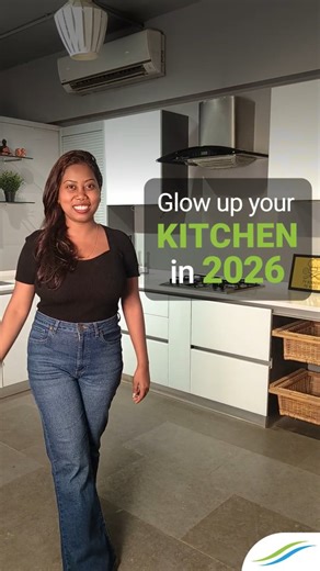 Ultrafresh Modular Solutions on Instagram: "Glow up your kitchen in 2026 ✨ From Smart storage to bold colors — it’s not just a makeover, it’s a whole vibe! 1. Social Spaces: Open Layout Magic Open kitchens blend cooking and living areas, creating a bright, connected space for family and guests. 2. Style Fusion: Bold Modular Cabinets Matte-finish cabinets in rich colors with brass or wood accents add modern yet warm style. 3. Smart Storage: Zero Wasted Space Pull-out pantries and vertical racks m