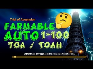 ONE team ALL TOA 1-100 floors! / TOAh 1-70! auto team!