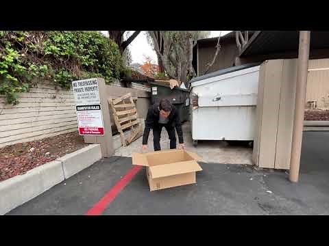 How To: Flatten Cardboard Boxes(The Easy Way!)