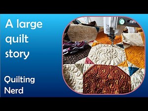 How I quilt a large quilt? – my practical approach for fast and satisfying free motion quilting