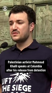 Pro-Palestinian activist Mahmoud Khalil and his supporters held a rally in New York on Sunday, following his release from immigration detention. During a speech to the crowd, Khalil took aim at what he called the "shameful board of trustees at Columbia University," saying that they're "currently attempting to expel 15 more students and to suspend 10 others, basically stealing their future, their degrees, their labor, merely because these students are not afraid." The former Columbia University g