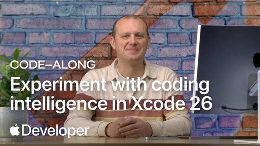 Code-along: Experiment with coding intelligence in Xcode 26 | Meet with Apple | Daniel Romero