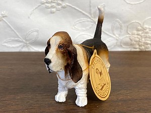 Vintage Basset Hound Dog Figurine: the Canine Collection 1999 - Etsy