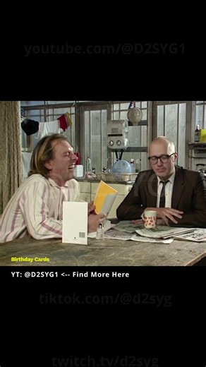 Bottom: Richie’s Birthday Cards 😂🍻 | Rik Mayall Chaos #shorts