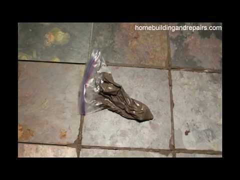 Use a Bag to Grout Stone Tiles and Bricks – Home Building and Remodeling Tips