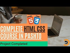 HTML CSS Complete Course From Beginner to Advance in Pashto پښتو | Class 32 Completed Web Project