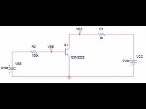 1. Input and Output characteristics of BJT Common emitter configuration and evaluation of parameters