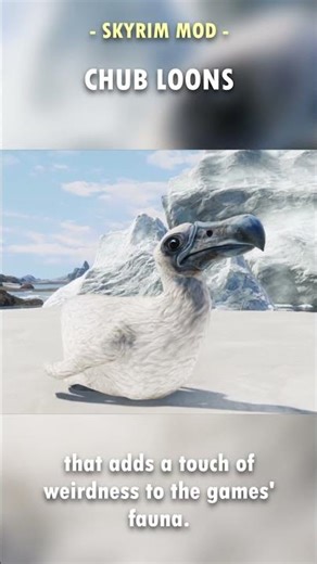A NEW Weird and Quirky Creature for Skyrim! 🐧